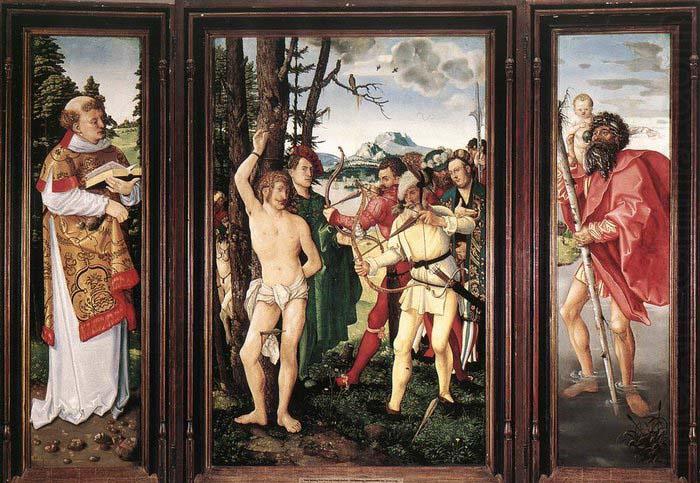 St Sebastian Altarpiece, Hans Baldung Grien